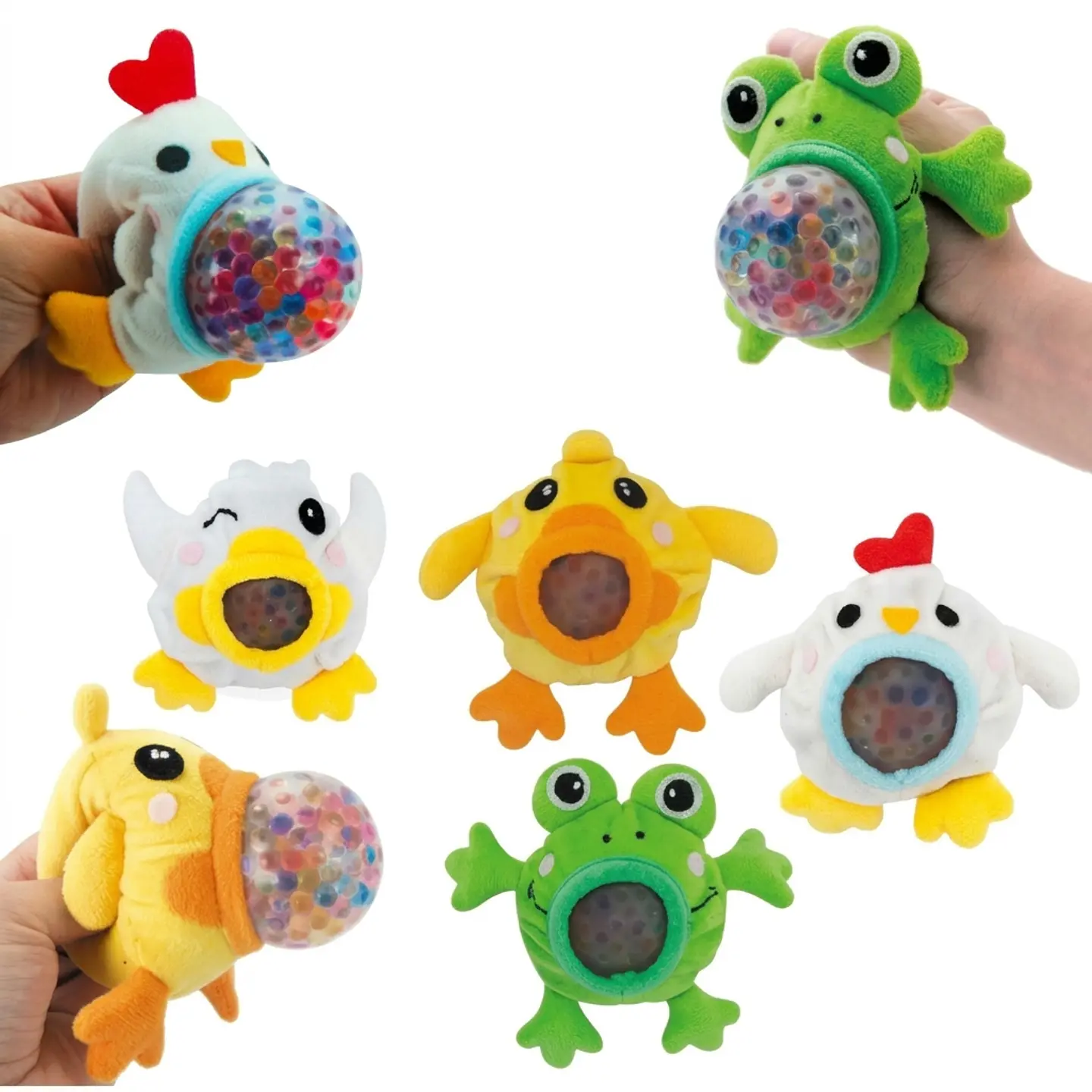 Peluches Squishy Antiestrés con Gel Sensorial 1