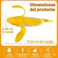 Juguete Squishy Antiestrés Plátano Banana Pelable Gel Sensorial - Miniatura 3