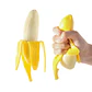 Juguete Squishy Antiestrés Plátano Banana Pelable Gel Sensorial - Miniatura 1