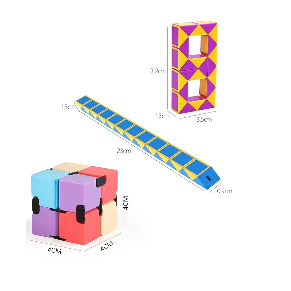 Set de Juguetes Didácticos Brain Play 3 en 1 | Fidget Toys y Serpiente Mágica 4