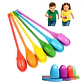 Juego de Cuchara y Huevo de Equilibrio – Coordinación y Diversión Infantil - Miniatura 1