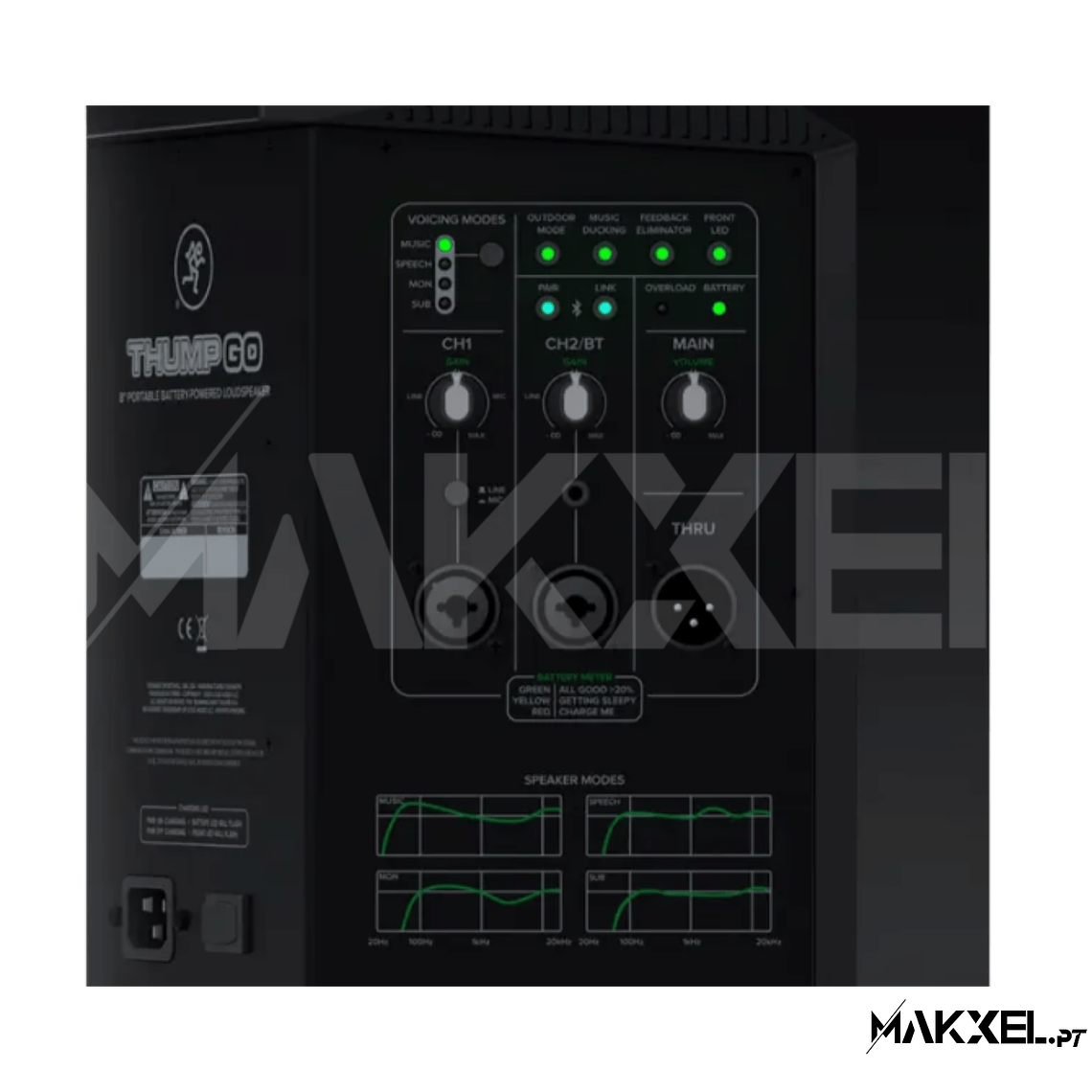 Mackie Thump Go com 8 Portátil Bluetooth 200W  4