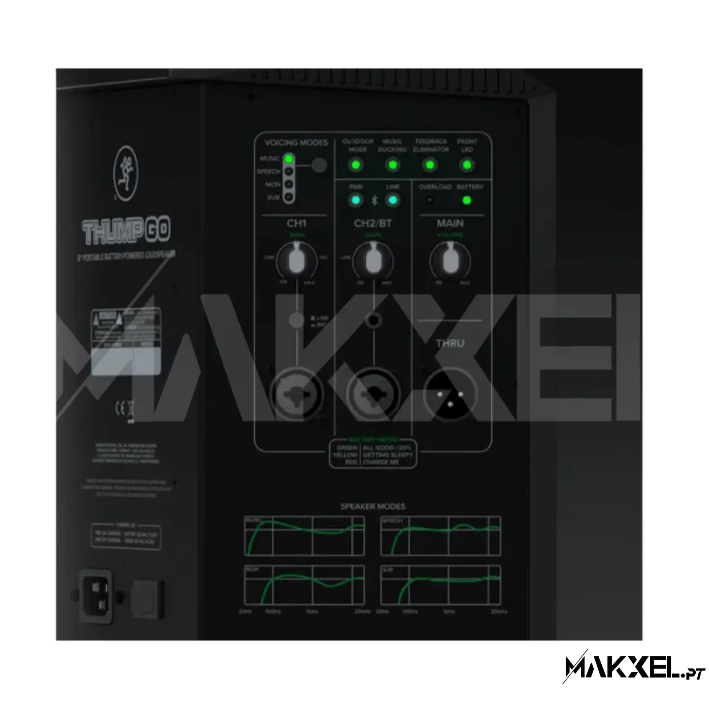 Mackie Thump Go com 8 Portátil Bluetooth 200W  4