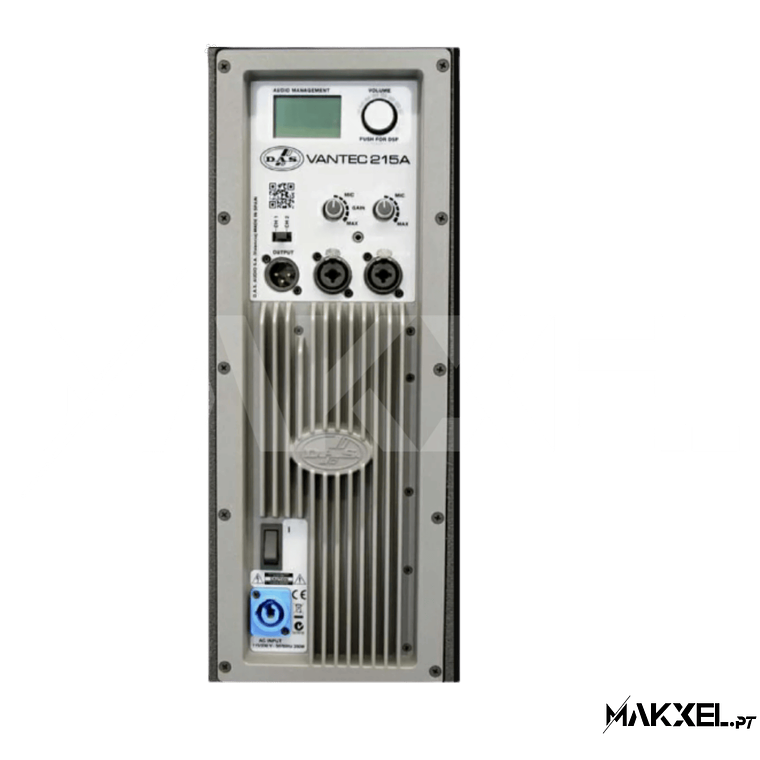 DAS VANTEC 215A 2 x 15 138dB TRI-AMPLIFICADA 2250W 2