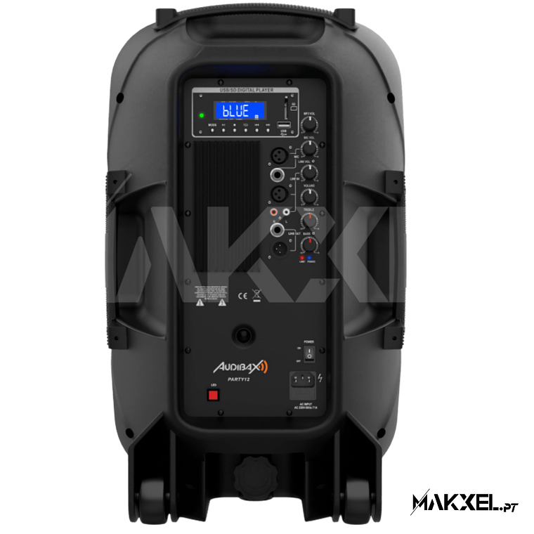 Audibax KIT Party Coluna Ativa 12