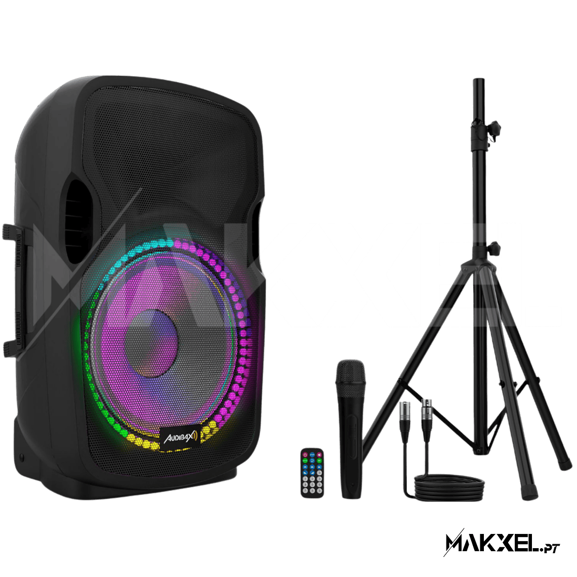 Audibax KIT Party Coluna Ativa 12