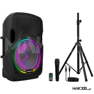 Audibax KIT Party Coluna Ativa 12