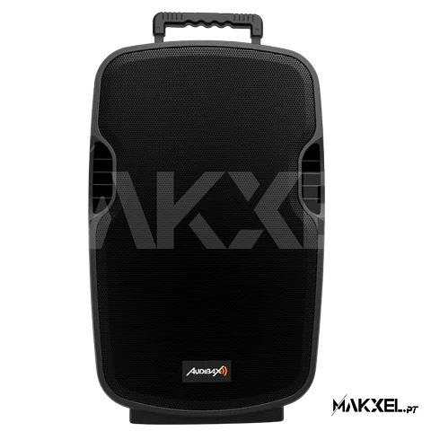  Audibax Denver 15 Coluna amplificada 15", rodas + 2 microfones sem fio