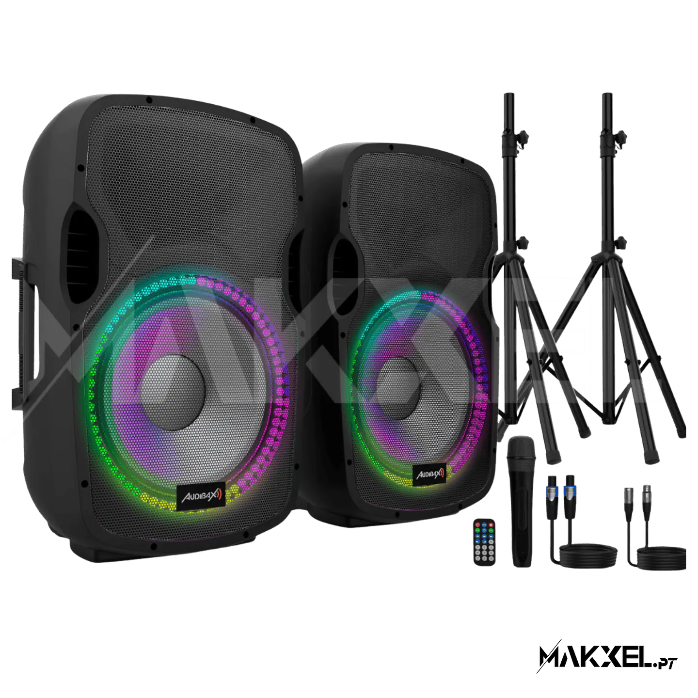 Audibax Party 215 Led Set 2 colunas 15