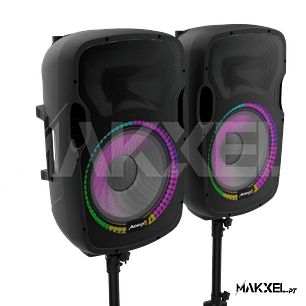 Audibax Party 215 Led Set 2 colunas 15