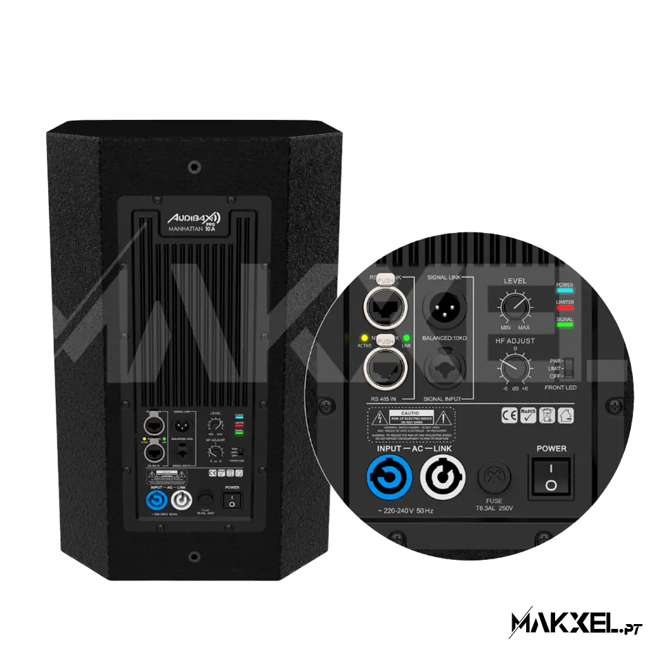 Audibax Pro Manhattan 10A Coluna amplificada 2000W 5