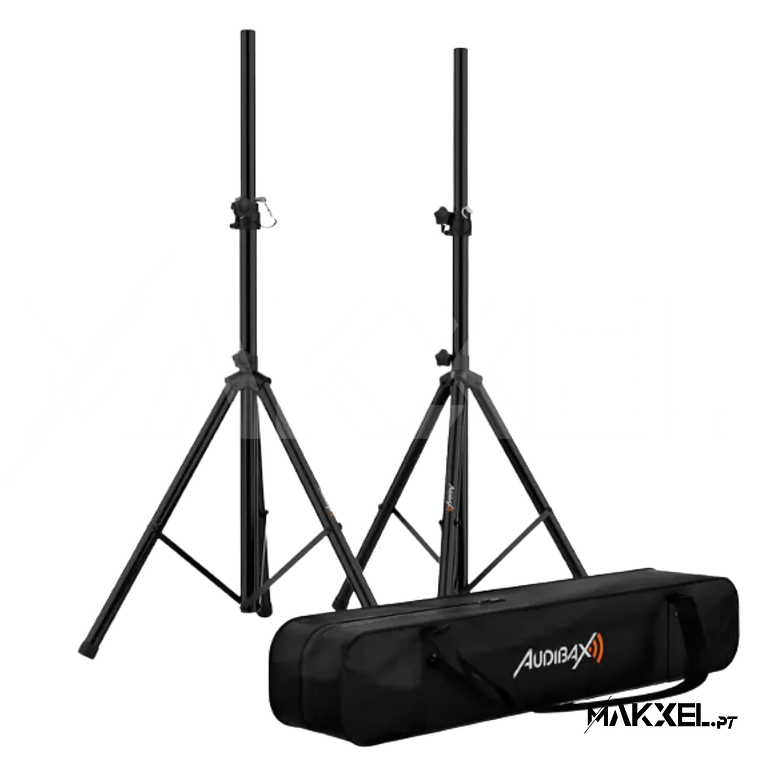 KIT Audibax 15 2 x DSP 15 + Mesa 1202 FFX + 2 suportes + 2 cabos XLR 6M + 2 clipes + 2 microfones SM58 6