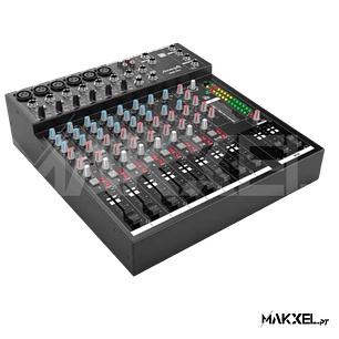 KIT Audibax 15 2 x DSP 15 + Mesa 1202 FFX + 2 suportes + 2 cabos XLR 6M + 2 clipes + 2 microfones SM58