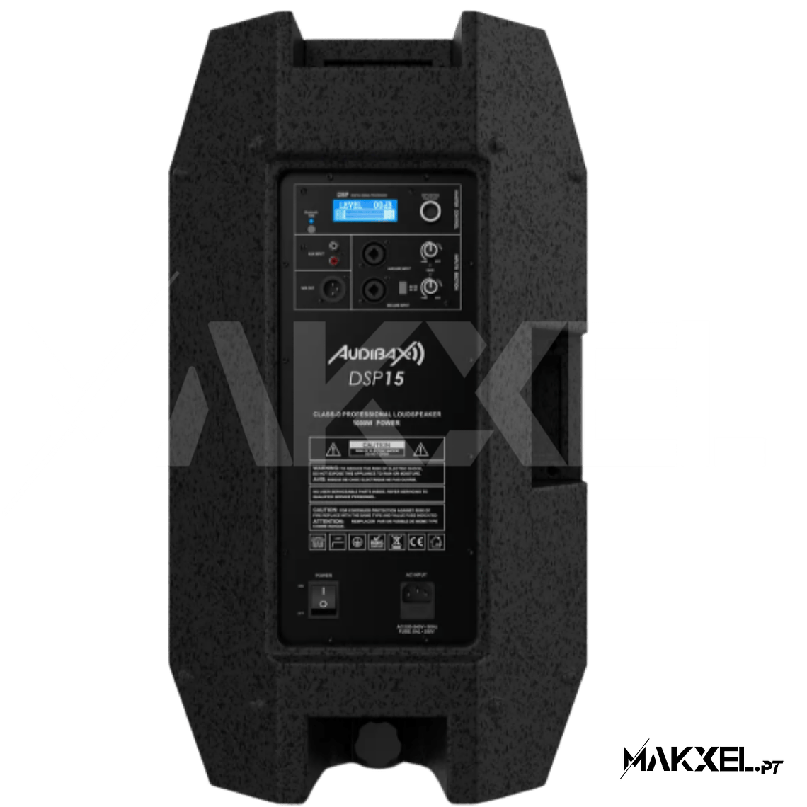 Kit 2 Audibax DSP15 15' + 2 Audibax DSP15s Subwoofer + barras de suporte 4