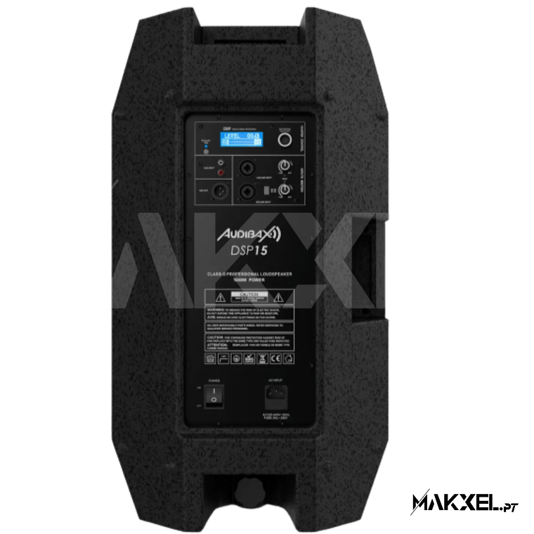 Kit 2 Audibax DSP15 15' + 2 Audibax DSP15s Subwoofer + barras de suporte 4