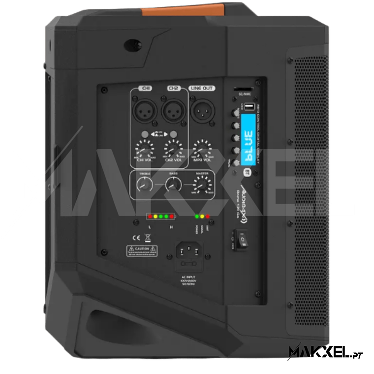 Sistema de PA Bluetooth portátil  Audibax Roma 120 Go com bateria recarregável de 6,5
