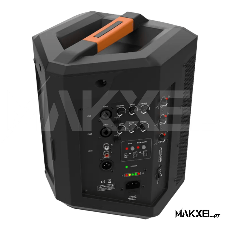 Sistema de PA Bluetooth portátil Audibax Roma 240 Go com bateria  recarregável 6.5 4