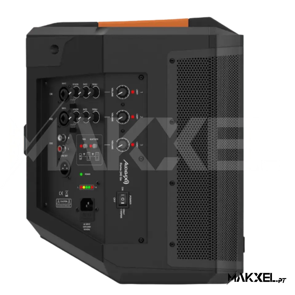 Sistema de PA Bluetooth portátil Audibax Roma 240 Go com bateria  recarregável 6.5 6