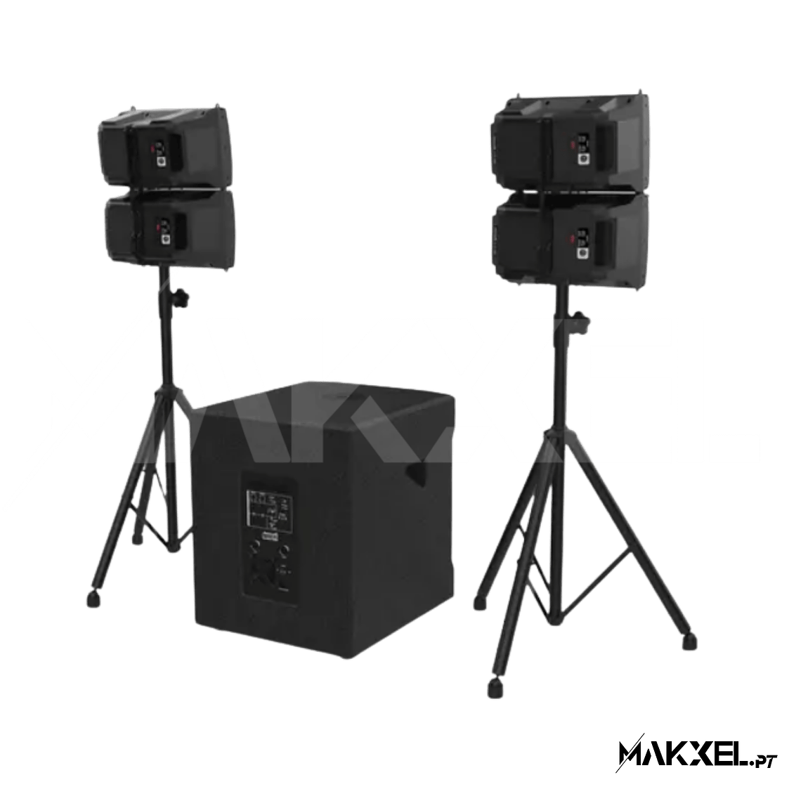 Audibax Seattle 1000 PA Line Array + Suportes Sistema com Bluetooth 5