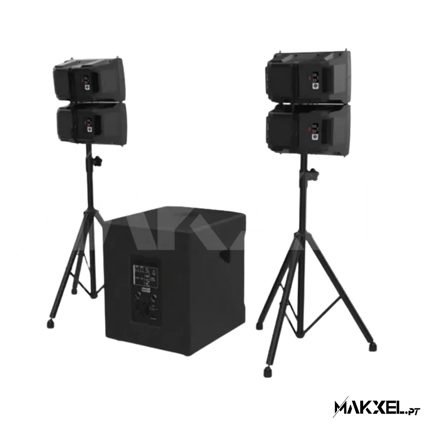 Audibax Seattle 1000 PA Line Array + Suportes Sistema com Bluetooth 5