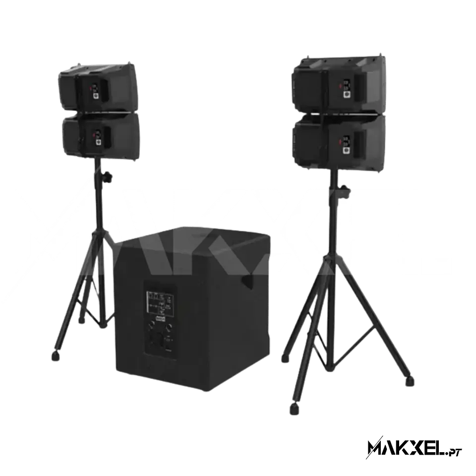 Audibax Seattle 1000 PA Line Array + Suportes Sistema com Bluetooth 5