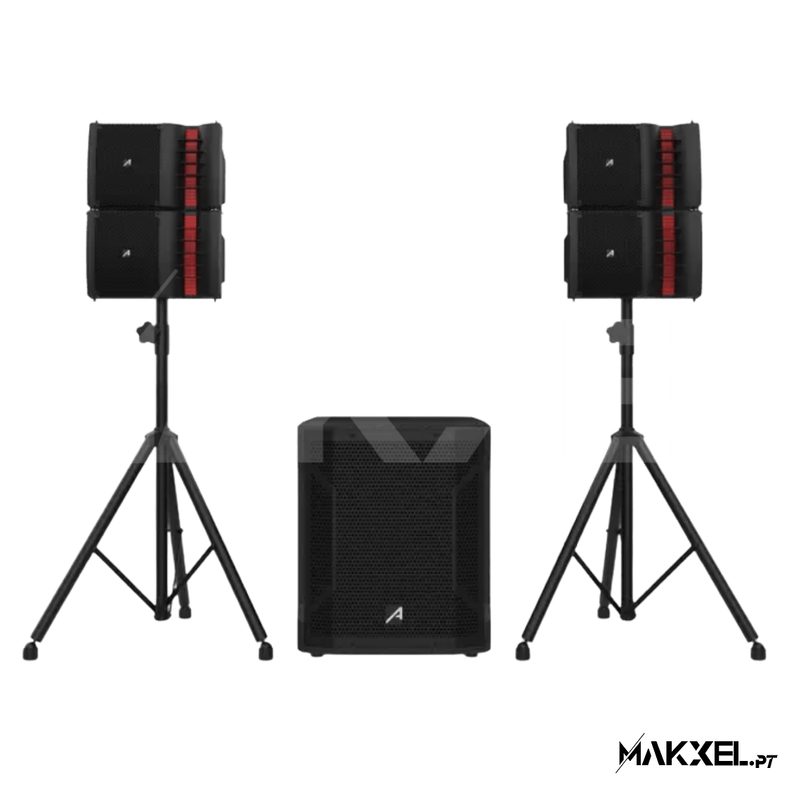 Audibax Seattle 1000 PA Line Array + Suportes Sistema com Bluetooth 1