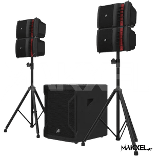 Audibax Seattle 1000 PA Line Array + Suportes Sistema com Bluetooth