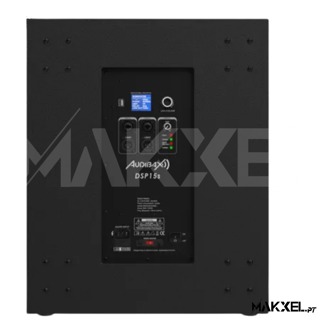 Subwoofer ativo Audibax DSP15s 15 polegadas 600W G2 5