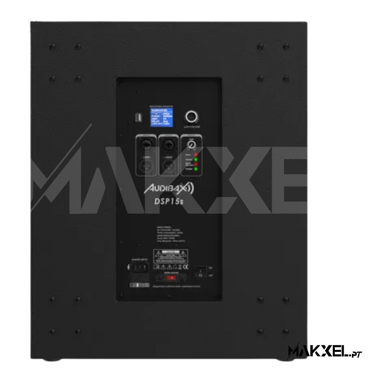 Subwoofer ativo Audibax DSP15s 15 polegadas 600W G2 5