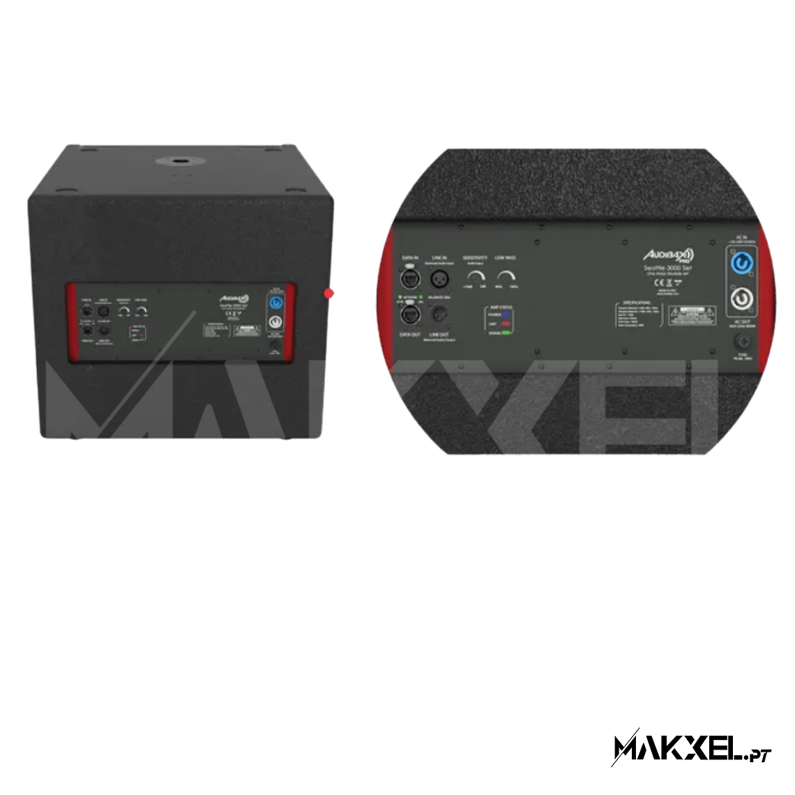 Audibax Pro Seattle 3000S Subwoofer Ativo 15