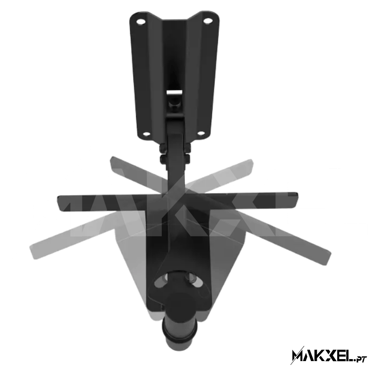 Audibax Neo 20 Suporte Preto de Parede para COLUNA Profissional 35mm 3