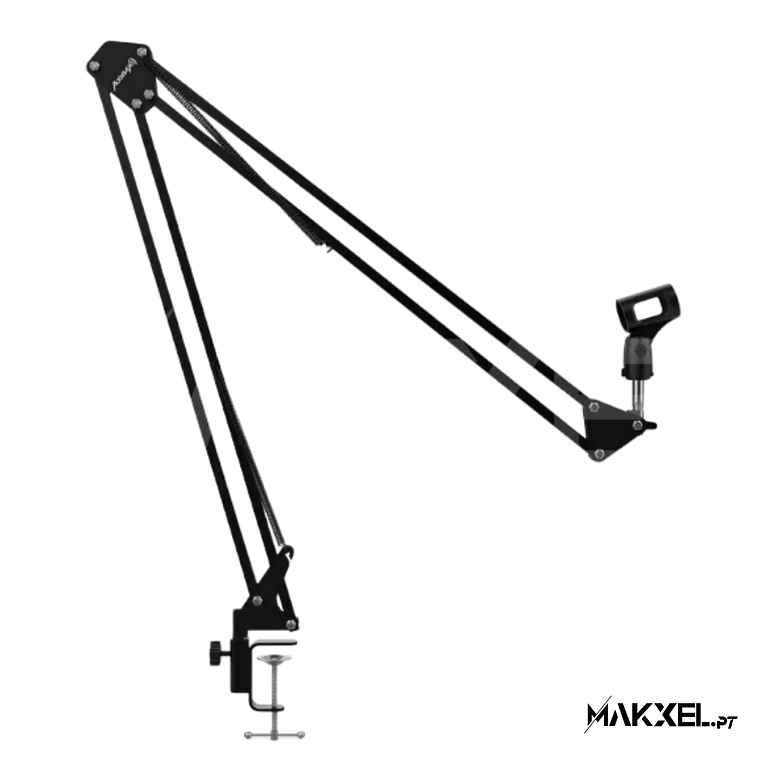 Suporte de Mesa Microfone de Estúdio com Braço Articulado Ajustável (Audibax MTS-10) 1