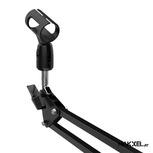 Suporte de Mesa Microfone de Estúdio com Braço Articulado Ajustável (Audibax MTS-10)