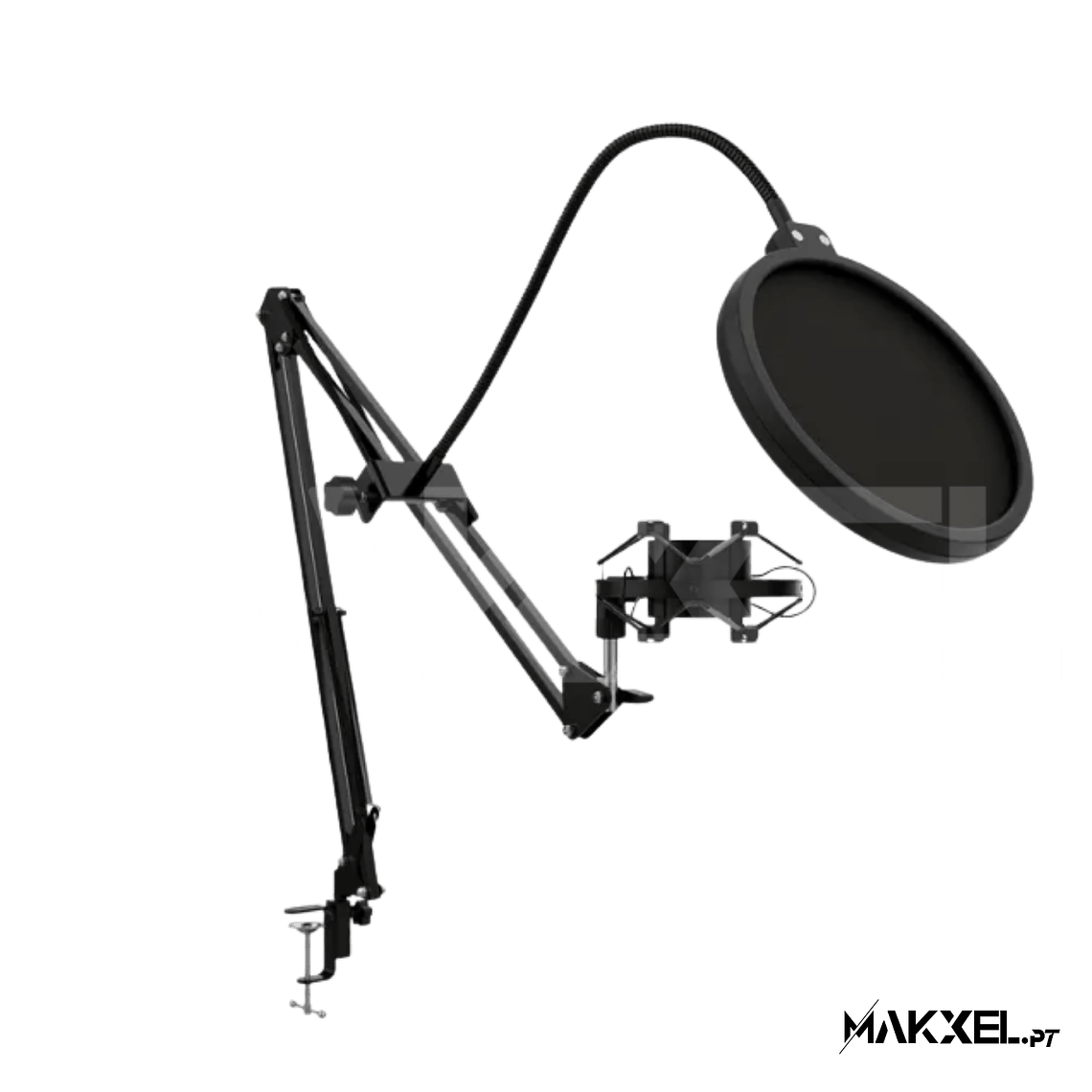 Kit de microfone de Estúdio Audibax Podcast + Spider + Anti-Pop 3