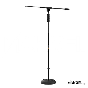 Suporte de microfone Audibax Base 10E Giraffe Base Round e Easy Block