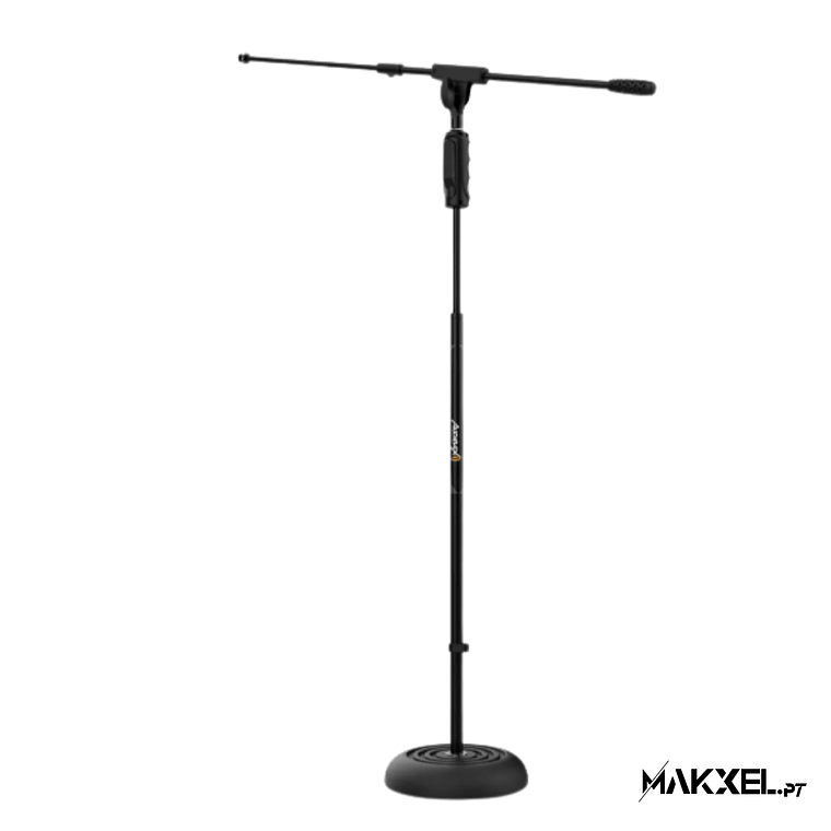 Suporte de microfone Audibax Base 10E Giraffe Base Round e Easy Block 1