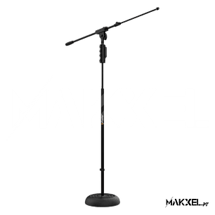 Suporte de microfone Audibax Base 10E Giraffe Base Round e Easy Block