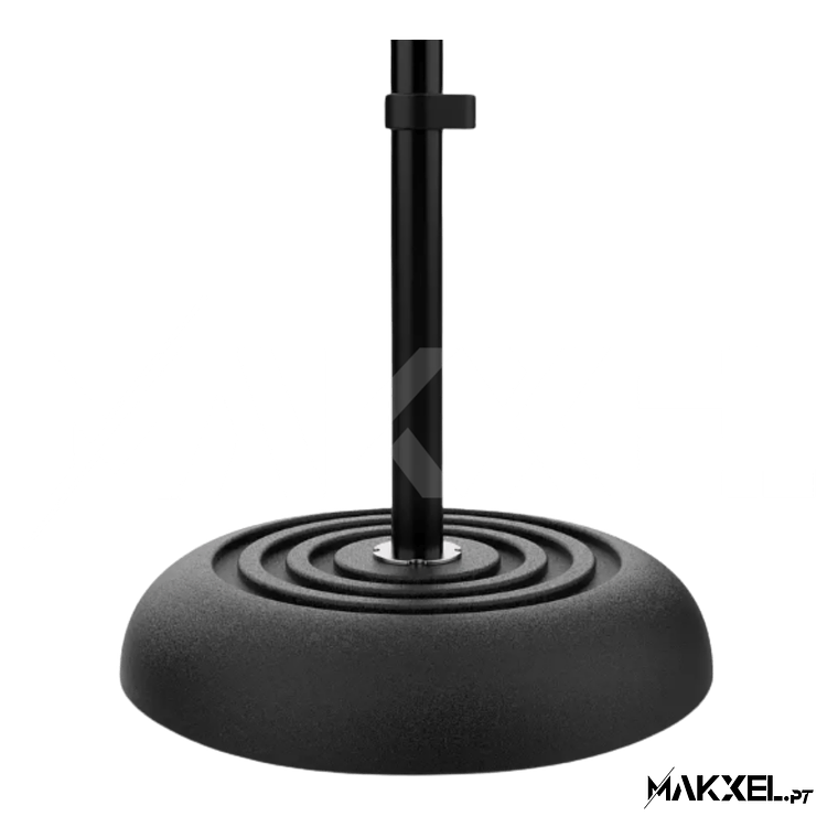 Suporte de microfone Audibax Base 10E Giraffe Base Round e Easy Block 5
