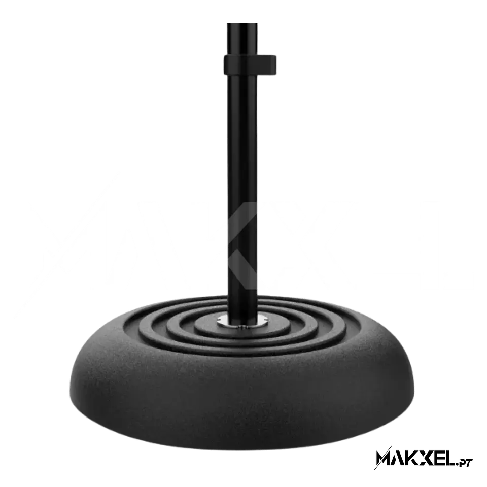 Suporte de microfone Audibax Base 10E Giraffe Base Round e Easy Block 5