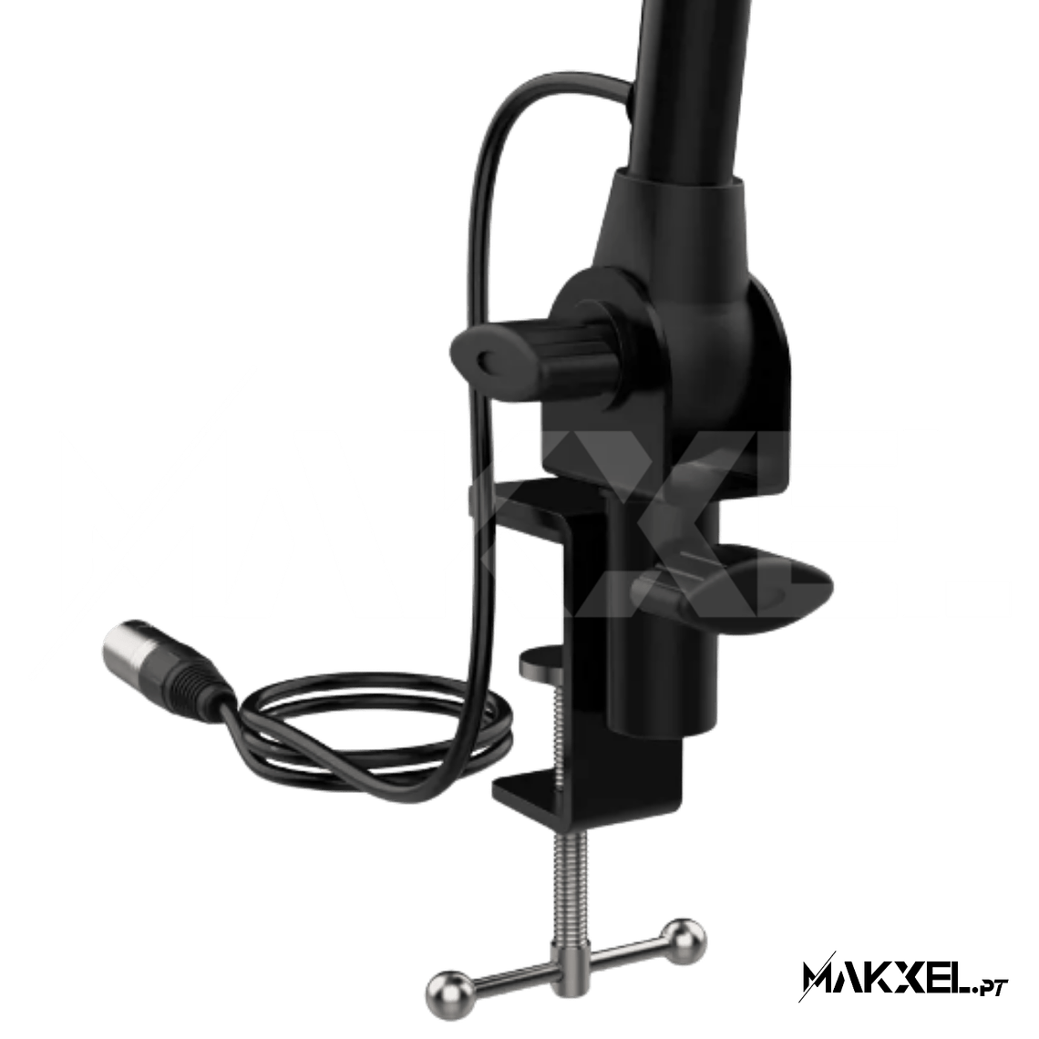 Audibax MTS-20 Suporte de Mesa Microfone com Braço Articulado Pré-Fiado 5