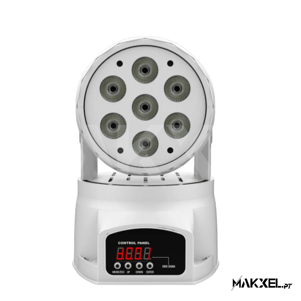 Audibax Iowa 70 Branco Moving Head Disco Wash 70W LED 4 em 1 RGBW 1