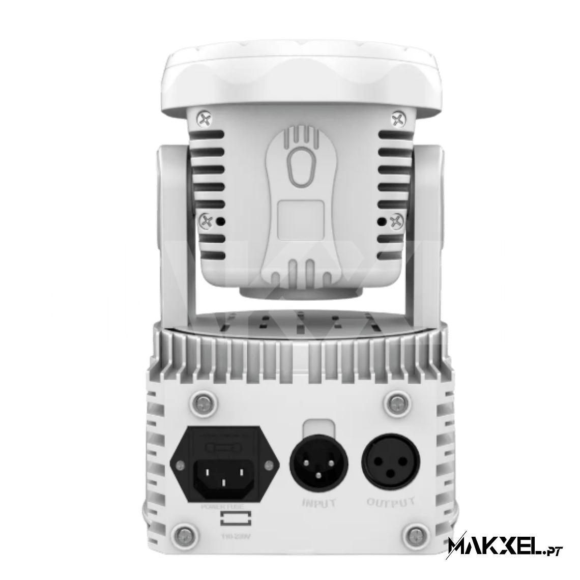 Audibax Iowa 70 Branco Moving Head Disco Wash 70W LED 4 em 1 RGBW 4