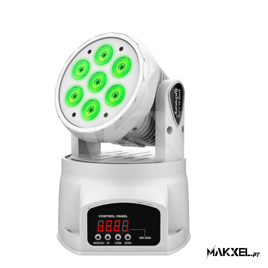 Audibax Iowa 70 Branco Moving Head Disco Wash 70W LED 4 em 1 RGBW 2