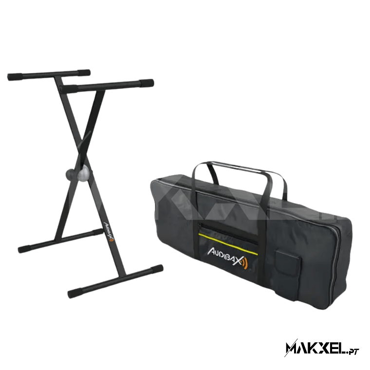 Audibax Onyx Suporte para Teclado + Estojo para Teclado 61 Teclas 1