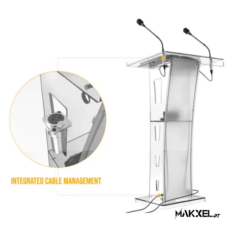 Audibax SPT 1057 Suporte de Microfone Personalizável para Conferências 6