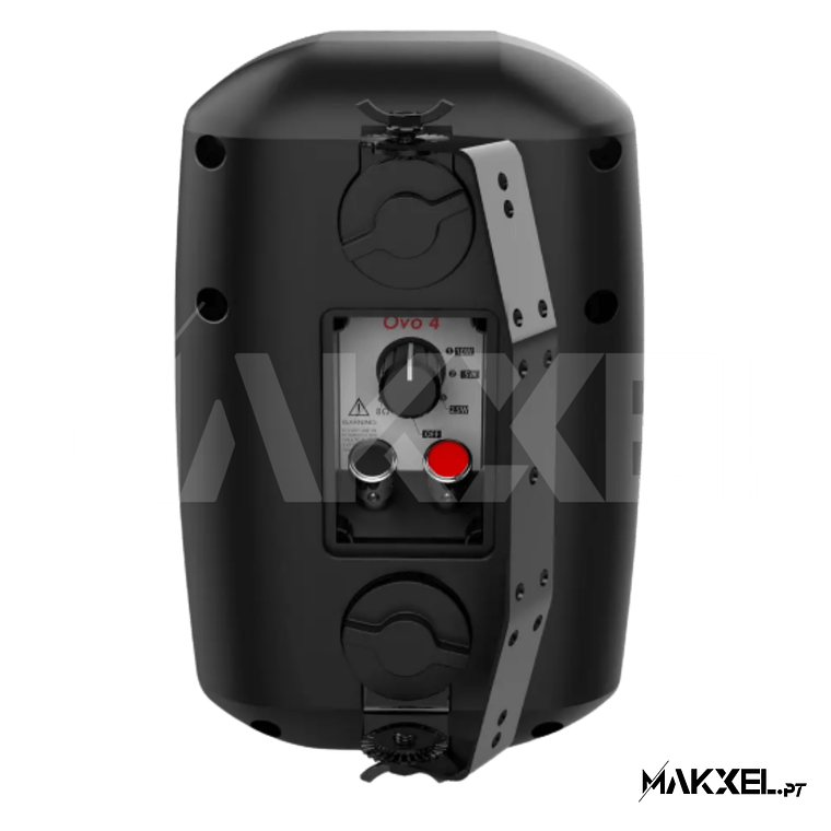 Colunas Audibax Ovo 4 Par Preto Passivas 100v / 8 ohms IP65 2