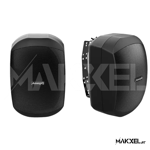 Colunas Audibax Ovo 4 Par Preto Passivas 100v / 8 ohms IP65