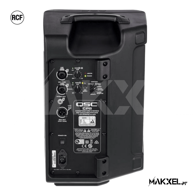 QSC CP8 Coluna Amplificada 8' Clase D 500 W RMS 5