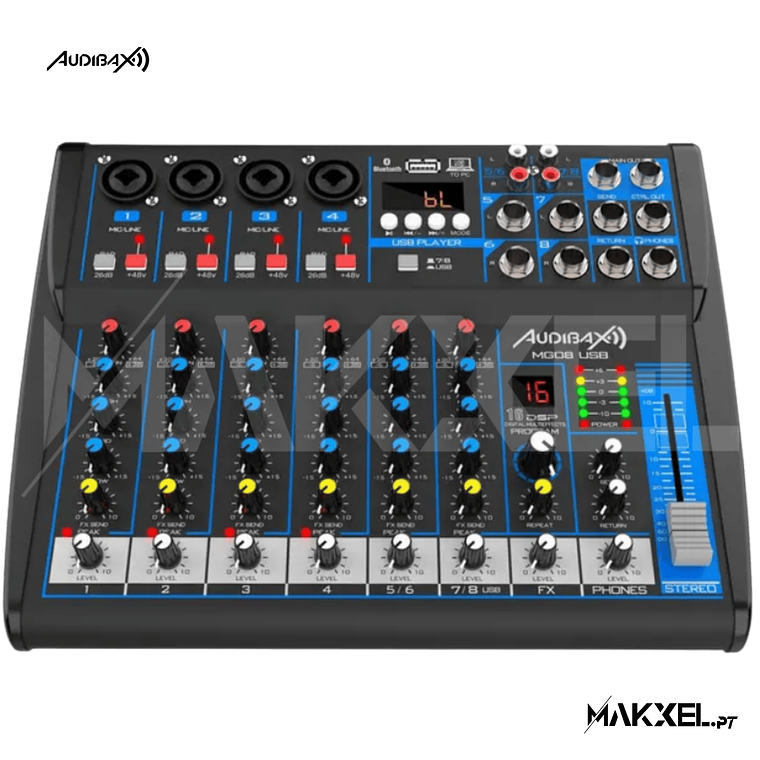 Audibax MG08 USB Bluetooth MP3  USB/Rec 3