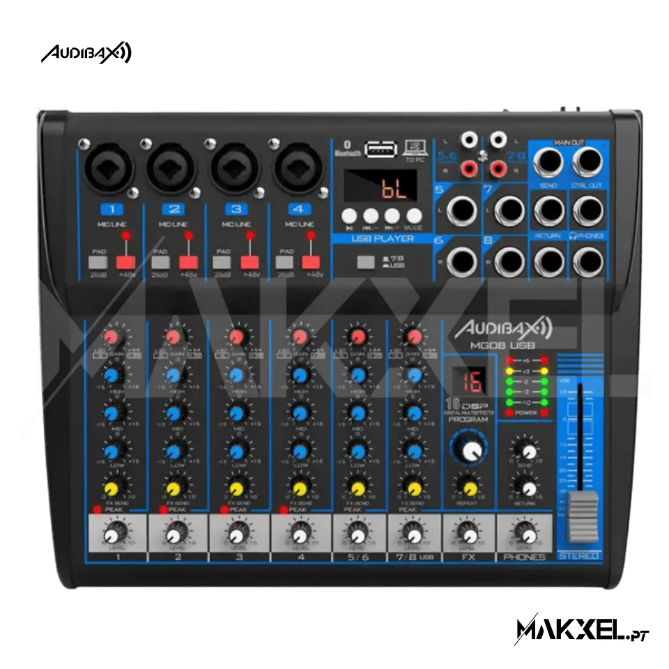 Audibax MG08 USB Bluetooth MP3  USB/Rec 1